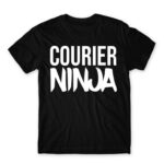 Courier ninja Black Men's T-shirt for Courier, Work