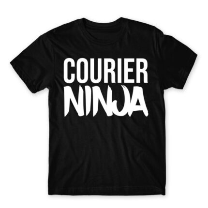 Courier ninja Black Men's T-shirt for Courier, Work