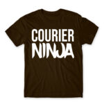 Courier ninja Chocolate Men's Tee for Courier, Work