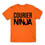 Courier ninja Orange Men's T-shirt for Courier, Work