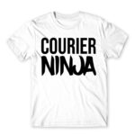 Courier ninja White Men's Tee for Courier, Work