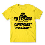 Courier superpower Lemon Men's Tee for Courier, Work