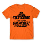 Courier superpower Orange Men's Tee for Courier, Work