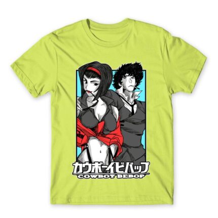 Cowboy Bebop Duo Apple Green Men's Tee for Anime, Cowboy Bebop