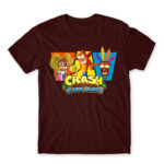 Crash N. Sane Burgundy Men's Tee