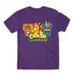 Crash N. Sane Dark Purple Men's T-shirt