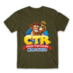 Crash Team Racing Logo Army Men's Tee