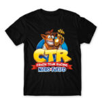 Crash Team Racing Logo Black Men's T-shirt