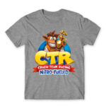 Crash Team Racing Logo Grey Melange Men's Tee