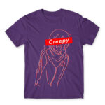 Creepy Yato Dark Purple Men's Tee for Anime, Noragami