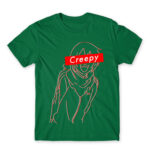 Creepy Yato Kelly Green Men's Tee for Anime, Noragami