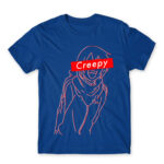 Creepy Yato Royal Blue Men's Tee for Anime, Noragami