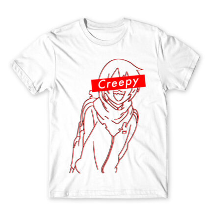 Creepy Yato White Men's T-shirt for Anime, Noragami
