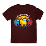 Crewmate Burgundy Men's Tee for Gaming