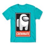 Crewmate logo Atoll Blue Men's Tee for Gaming