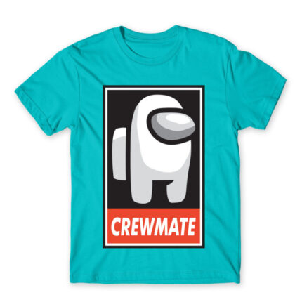 Crewmate logo Atoll Blue Men's Tee for Gaming