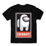 Crewmate logo Black Men's T-shirt for Gaming