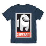 Crewmate logo Denim Men's Tee for Gaming