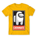 Crewmate logo Gold Men's T-shirt for Gaming