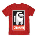 Crewmate logo Red Men's T-shirt for Gaming