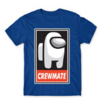 Crewmate logo Royal Blue Men's T-shirt for Gaming