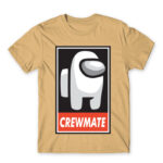 Crewmate logo Sand Men's T-shirt for Gaming