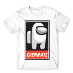 Crewmate logo White Men's T-shirt for Gaming