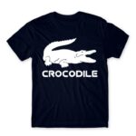 Crocrodile Navy Men's T-shirt for Brand Parody, Funny