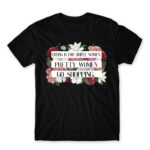 Crying is for simple Women Black Men's Tee for Funny, Shopping