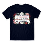 Crying is for simple Women Navy Men's T-shirt for Funny, Shopping