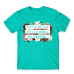 Crying is for simple Women Turquoise Men's T-shirt for Funny, Shopping