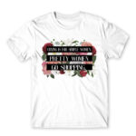 Crying is for simple Women White Men's Tee for Funny, Shopping