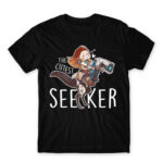 Cutest Seeker Black Men's T-shirt