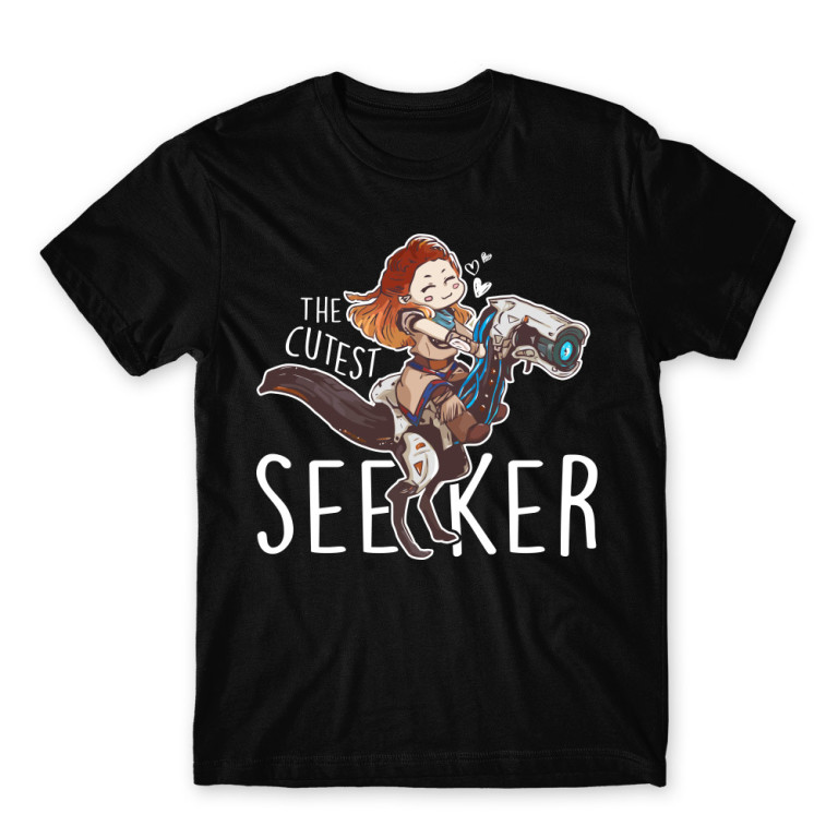 Cutest Seeker Black Men's T-shirt Cutest Seeker Black Men's T-shirt