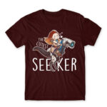 Cutest Seeker Burgundy Men's T-shirt