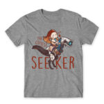 Cutest Seeker Grey Melange Men's Tee