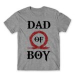 Dad of boy Grey Melange Men's Tee