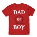 Dad of boy Red Men's T-shirt