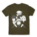 Dark Team Naruto Army Men's Tee for Anime, Naruto