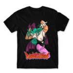 Darkstalkers Morrigan Aensland Black Men's T-shirt for Anime, Original Character