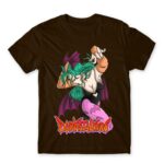 Darkstalkers Morrigan Aensland Chocolate Men's T-shirt for Anime, Original Character