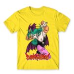 Darkstalkers Morrigan Aensland Lemon Men's T-shirt for Anime, Original Character