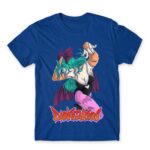 Darkstalkers Morrigan Aensland Royal Blue Men's Tee for Anime, Original Character