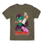 Darkstalkers Morrigan Aensland Zinc Men's Tee for Anime, Original Character