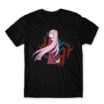 Darling in the FranXX – Zero Two Black Men's T-shirt for Anime, Darling In The Franxx