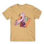 Darling in the FranXX – Zero Two Sand Men's Tee for Anime, Darling In The Franxx