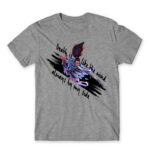 Death is like the wind Grey Melange Men's Tee for Gaming, League Of Legends