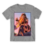 Dehya Art Grey Melange Men's T-shirt