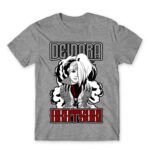 Deidara Akatsuki Grey Melange Men's T-shirt for Anime, Naruto