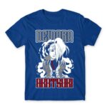Deidara Akatsuki Royal Blue Men's T-shirt for Anime, Naruto